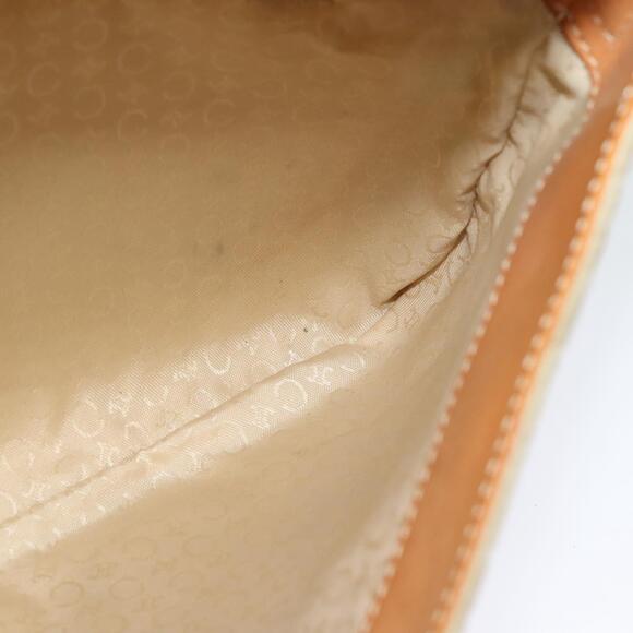 CELINE C Macadam Canvas Shoulder Bag Suede Gray - Picture 16 of 16